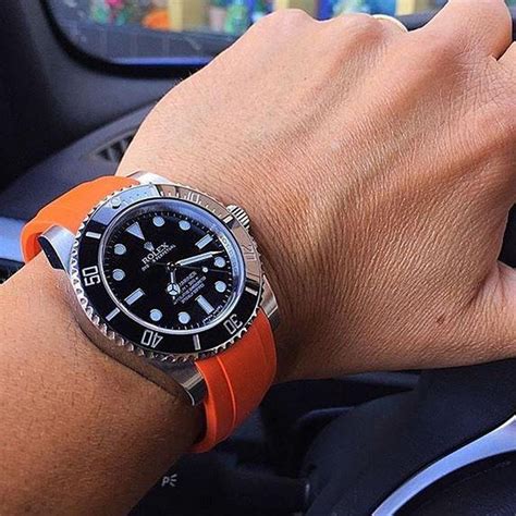 rolex submariner no date rubber strap|rolex 20mm rubber strap.